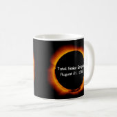 Mug Éclipse solaire totale 2017 (Devant droit)