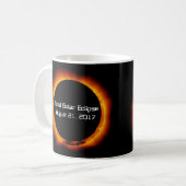 Mug Éclipse solaire totale 2017 (Devant gauche)