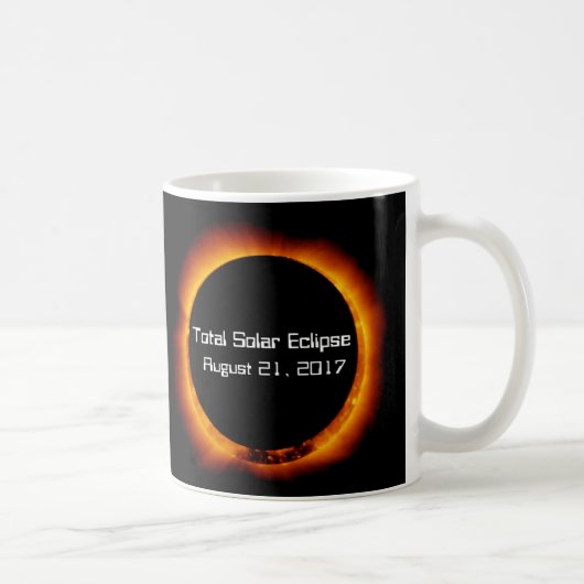 Mug Éclipse solaire totale 2017 (Droite)