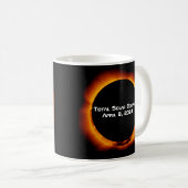 Mug Éclipse solaire totale 2024 (Devant droit)