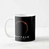 Mug Éclipse solaire totale 2024 - Éclipse solaire de B (Gauche)