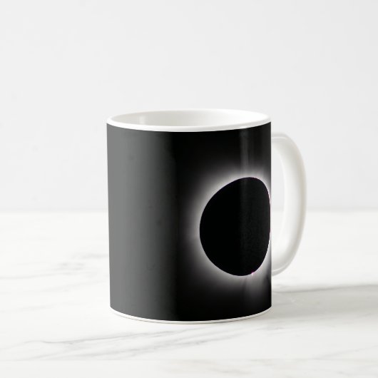 Mug Éclipse solaire totale 8 avril 2024 (Devant droit)