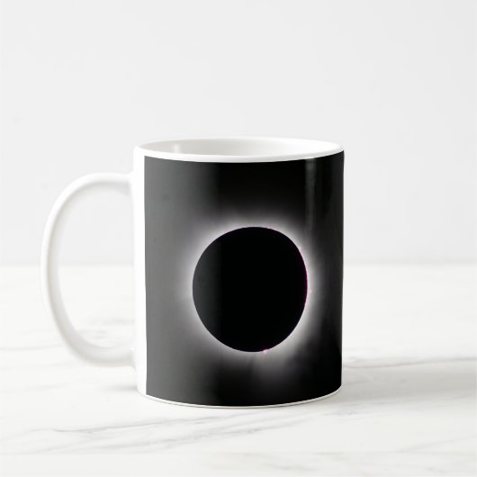 Mug Éclipse solaire totale 8 avril 2024 (Gauche)