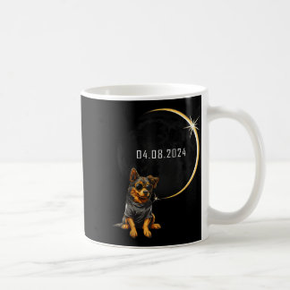 Mug Éclipse solaire totale Chien Totalité 2024 Drôle d