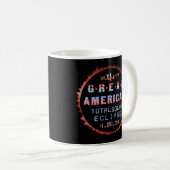 Mug Éclipse solaire totale des États-Unis 8 avril 2024 (Devant droit)