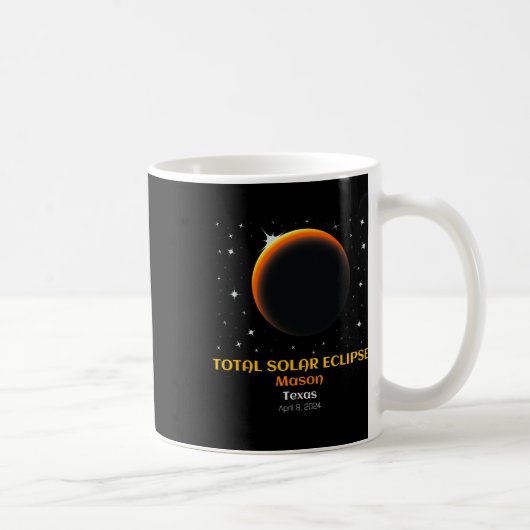 Mug Éclipse solaire totale du 8 avril (Droite)