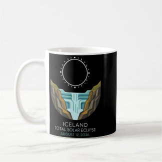 Mug Éclipse solaire totale en Islande 2026 Événement c