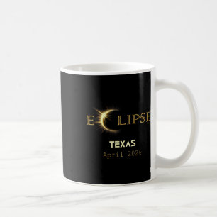 Mug Éclipse Solaire Totale Texas Totalité 8 Avril 2024