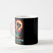 Mug Éclipse Totale Design d'Éclipse Totale du Soleil (Devant gauche)