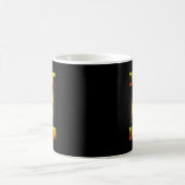 Mug Éclipse Totale Solaire 2017 Drôle en Noir (Centre)