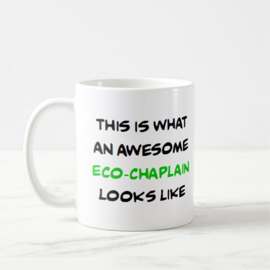 Mug éco-aumônier, génial (Gauche)