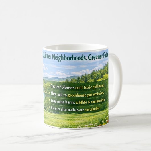 Mug Éco-Conscientisation Air Pur