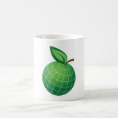 Mug Eco Globe Fruit Green Earth Leaf Sphere (Centre)