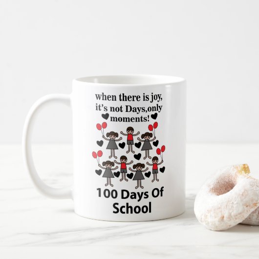 Mug École 100 Jours d'école (Avec donut)
