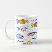 Mug École colorée de poisson (Gauche)