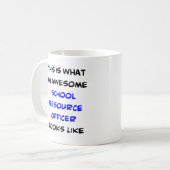 Mug école d'agent de ressources, génial (Devant gauche)