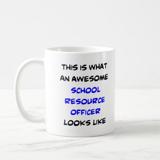 Mug école d'agent de ressources, génial (Gauche)