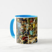 Mug École de chien par Louis Wain (Devant gauche)