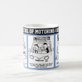 Mug École de conduite. 3 Caricatures de l'école de con (Centre)
