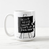 Mug École de formation de police britannique drôle (Gauche)