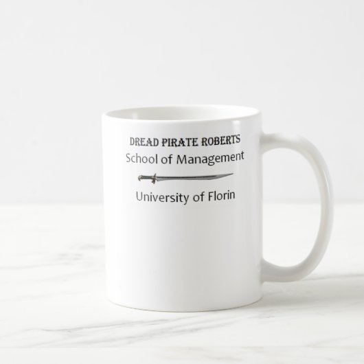 Mug École de gestion de Roberts de pirate de crainte (Droite)