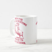 Mug École de Mutton Busting Citation Rodeo de Chevauch (Devant gauche)