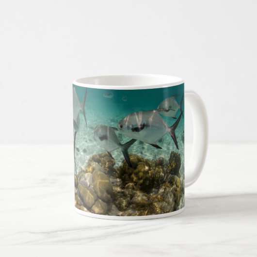 Mug École de permis de pêche (Devant droit)