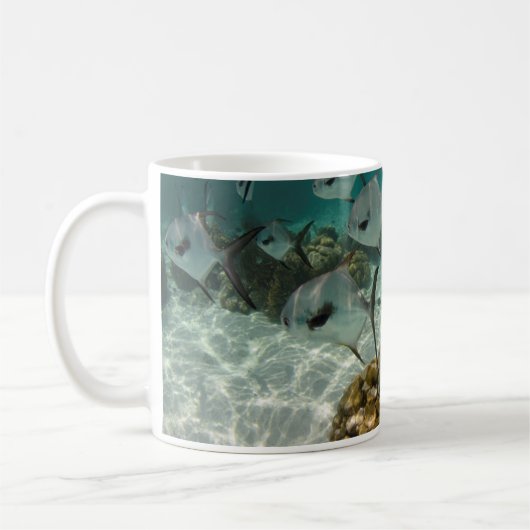Mug École de permis de pêche (Gauche)