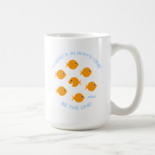 Mug École de poisson d'or Inspirationnel enseignant la (Droite)