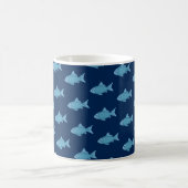 Mug École de poissons bleus (Centre)
