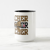 Mug École de professeur d'arc de léopard Crayon Mignon (Centre)
