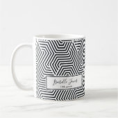 Mug école de script géométrique stylisée (Gauche)