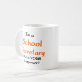 Mug école de secrétariat (Devant gauche)