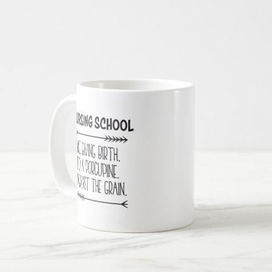 Mug École de soins infirmiers (Devant gauche)
