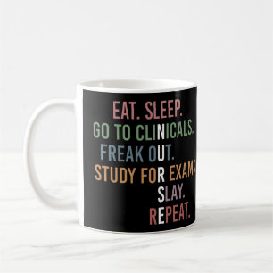 Mug École de soins infirmiers Futur Infirmière RN Ca