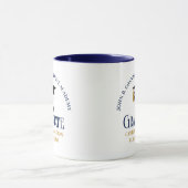 Mug École dentaire bleu marine Diplôme sur mesure Dent (Centre)