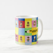 Mug École élémentaire Enfants Enseignant sur mesure (Devant droit)