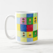 Mug École élémentaire Salle de classe Enfants Bureau E (Gauche)