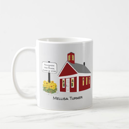 Mug Ecole Gradué Une chambre École (Gauche)