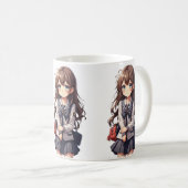 Mug École japonaise d'Anime (Devant droit)