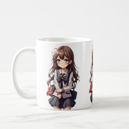 Mug École japonaise d'Anime (Gauche)