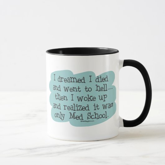 Mug École ou enfer de Med ? (Droite)