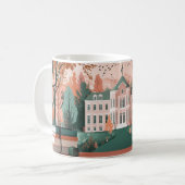 Mug école ou université, avec style de villa classique (Devant gauche)