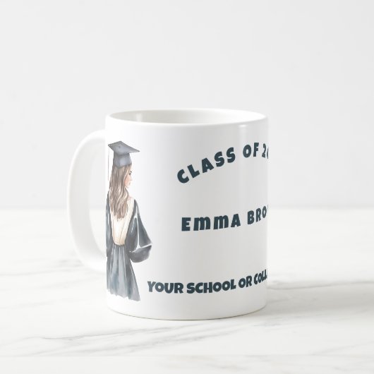 Mug Ecole supérieure université Belle fille (Devant gauche)