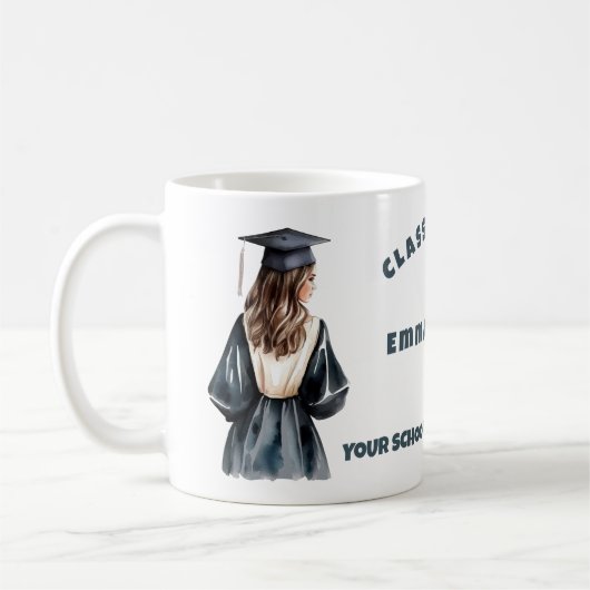 Mug Ecole supérieure université Belle fille (Gauche)