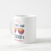 Mug Écoles à l'extérieur Enseignant à la retraite (Devant gauche)