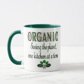 Mug Économie biologique Saving Planet Cuisine Saying M (Gauche)
