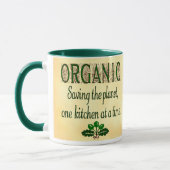 Mug Économie biologique Saving Planet Cuisine Saying M (Gauche)