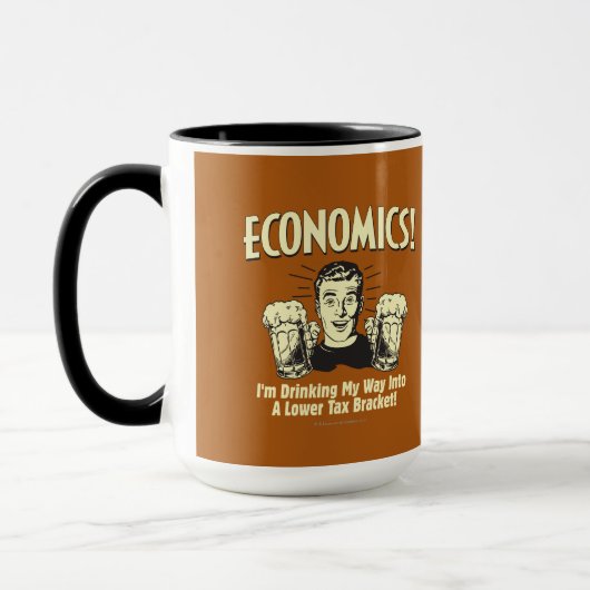 Mug Économie : Boire un paquet fiscal plus faible (Gauche)