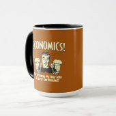 Mug Économie : Boire un paquet fiscal plus faible (Devant gauche)